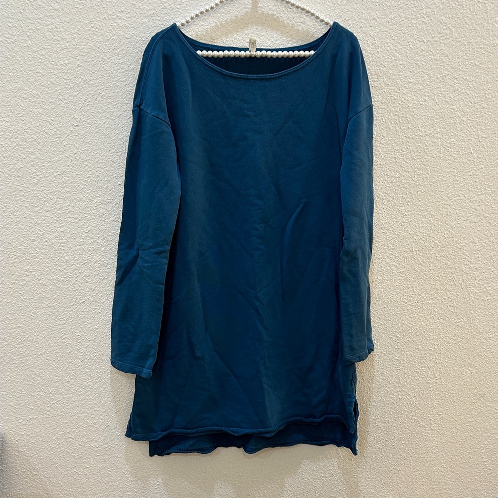 Free People Split Hem Tunic Pullover Size Medium